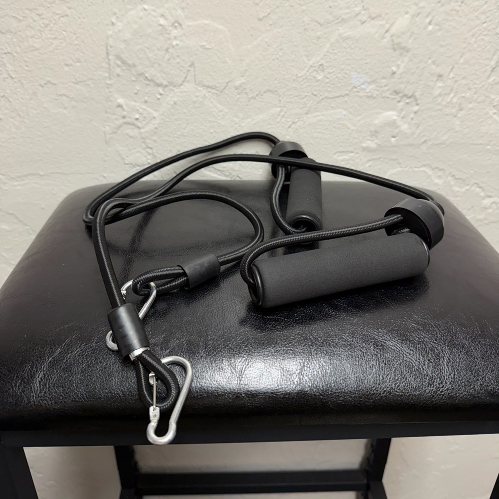 Black Fitness Resistance Bands